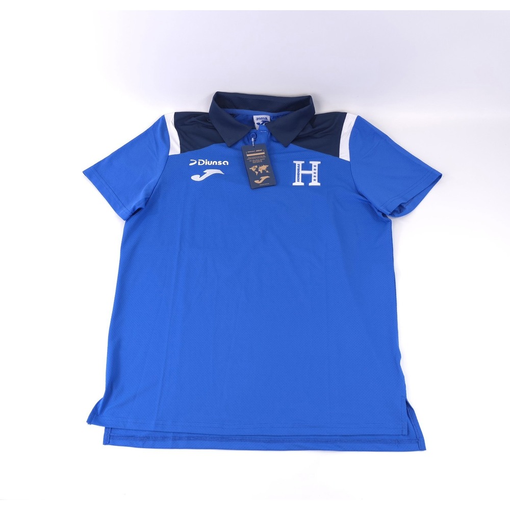 NWT Honduras Diunsa Joma Polo short-sleeve Mens Medium Toledo royal blue Navy